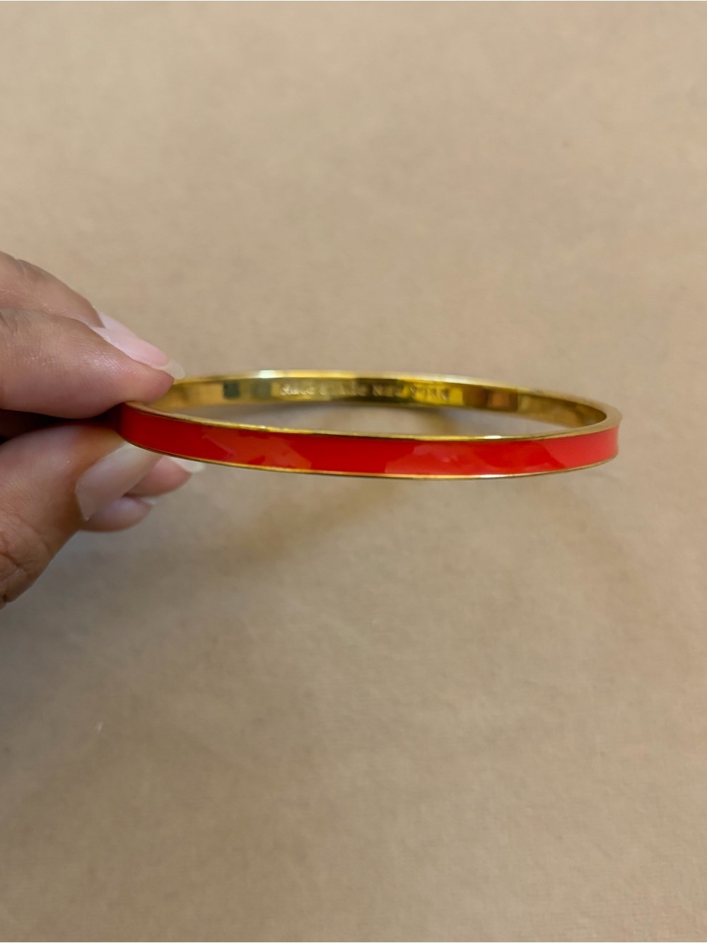Kate Spade Enamel “Take Heart” Bangle